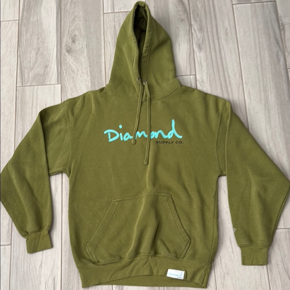 Diamond Supply Co. Olive Green Hoodie